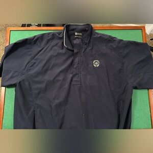 Gear For Sports Pebble Beach Dark Blue Windbreaker